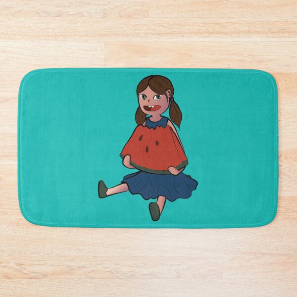 Item preview, Girl Eating a Watermelon Slice - Cartoon Girl Premium  designed and sold by RUXART.
