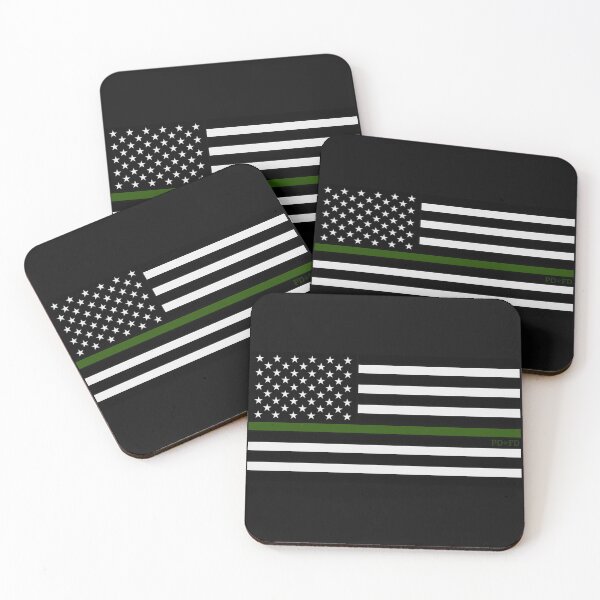 Item preview, Green Line Flag designed and sold by PDFD.