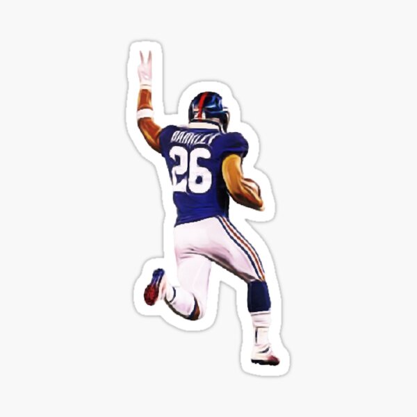 Saquon Barkley Color Rush Sticker for Sale by Alex Benson