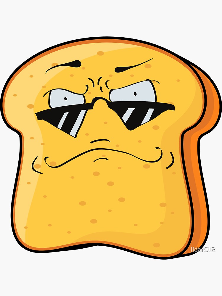 "Disguised Toast Funny Iconic Design Classic" Sticker for Sale by