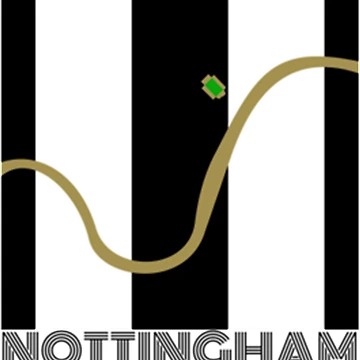 Artwork thumbnail, Notts County River Map by RUXART