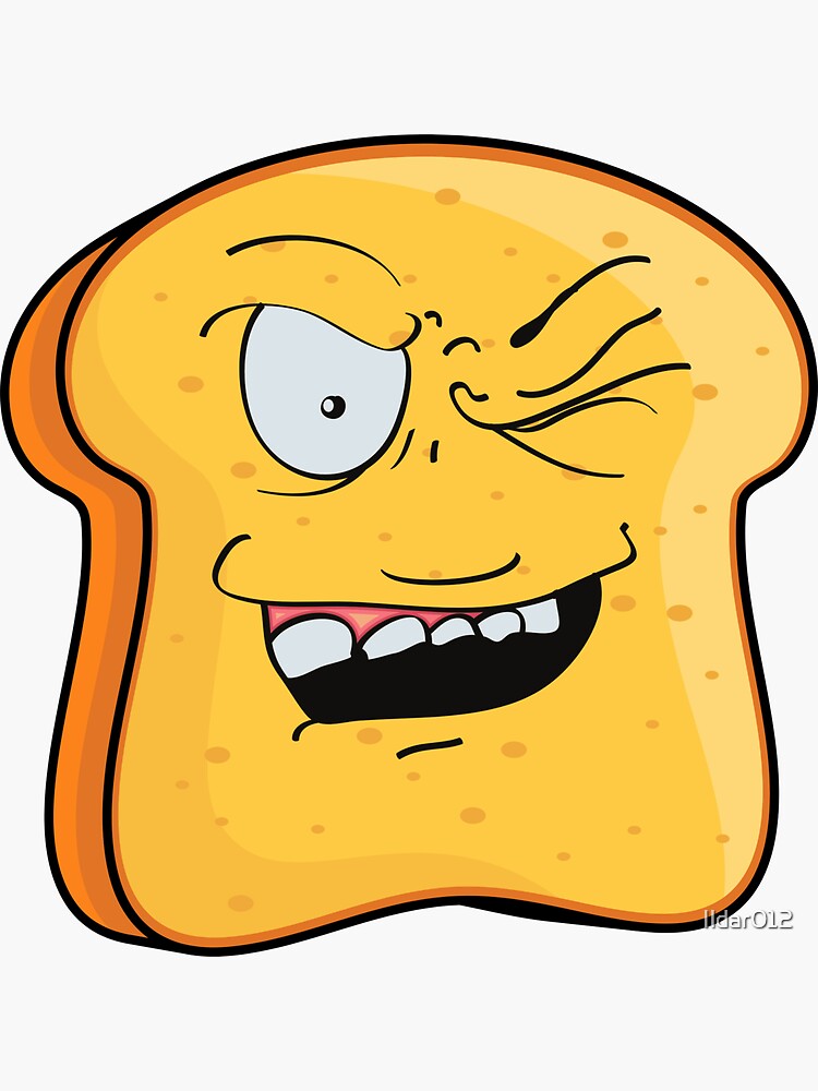 "Disguised Toast Funny Iconic Design Classic" Sticker for Sale by
