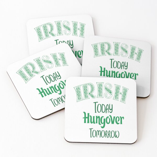 Item preview, Irish Today Hungover Tomorrow-funnny gift for St. Patrick's Day designed and sold by BRtisticDesigns.
