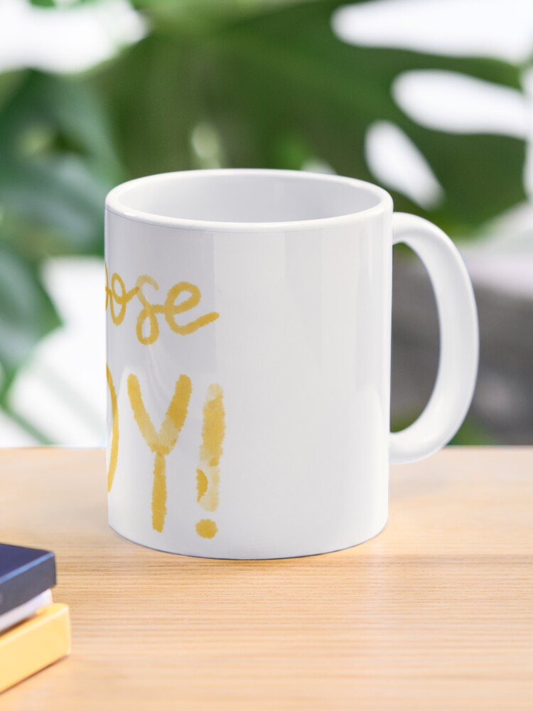 5 Be Happy Hello Choose Joy Shine Bright Stoneware Coffee Mugs, Set of 4 -  Drinkware - Melrose