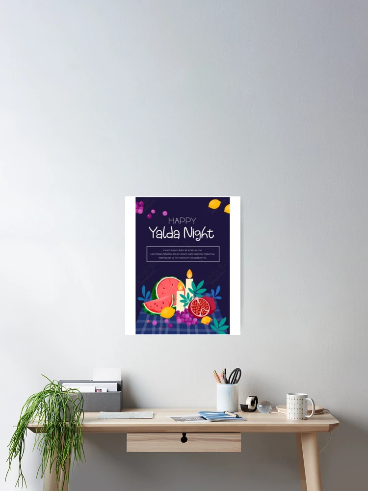 Thumbnail 2 of 3, Poster, Yalda Night        designed and sold by RUXART.
