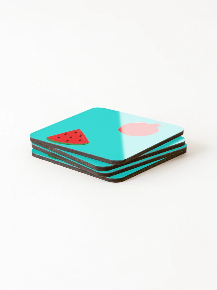 Thumbnail 4 of 5, Coasters (Set of 4), yalda night designed and sold by RUXART.