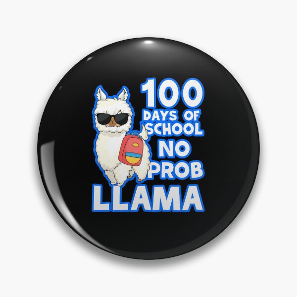 Item preview, 100 Days Of School No Prob Llama designed and sold by WoodburyLake.