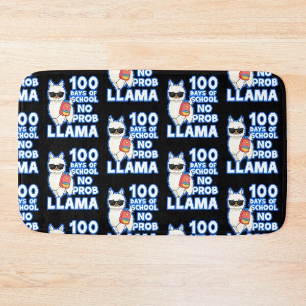 Item preview, 100 Days Of School No Prob Llama designed and sold by WoodburyLake.