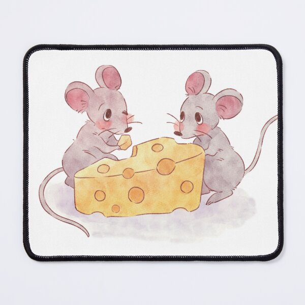 Item preview, mouse eating cheese  designed and sold by LADesigns55.