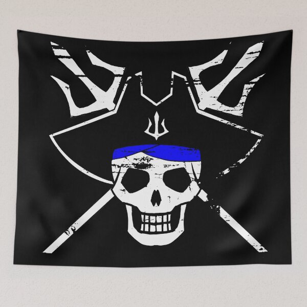 Item preview, Neptune Pirate Flag designed and sold by SilvaExMachina.