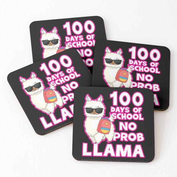 Item preview, 100 Days Of School No Prob Llama designed and sold by WoodburyLake.