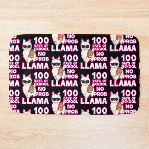 Item preview, 100 Days Of School No Prob Llama designed and sold by WoodburyLake.
