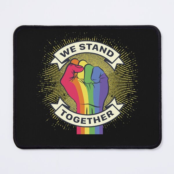 Item preview, We Stand Together LGBT Proud Ally Encouragement designed and sold by skeierleber4327.
