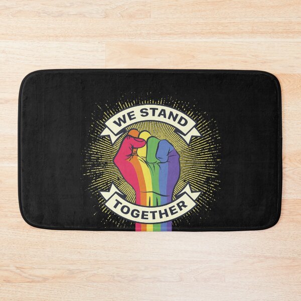 Item preview, We Stand Together LGBT Proud Ally Encouragement designed and sold by skeierleber4327.