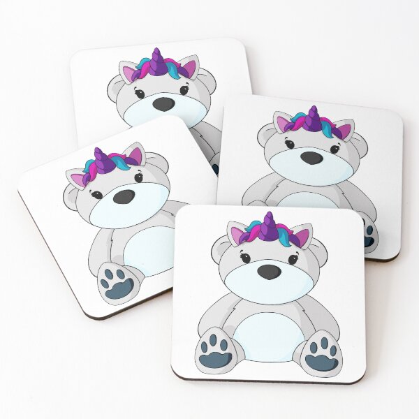 Item preview, Unicorn Teddy Bear designed and sold by Alisha Ober Designs.