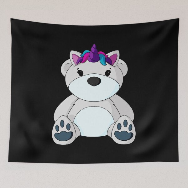 Item preview, Unicorn Teddy Bear designed and sold by Alisha Ober Designs.