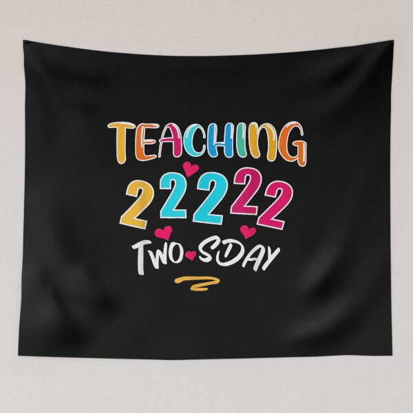 Item preview, Teaching twosday tuesday february 2-22-22 22nd February 2022 designed and sold by Galkinanastasia.