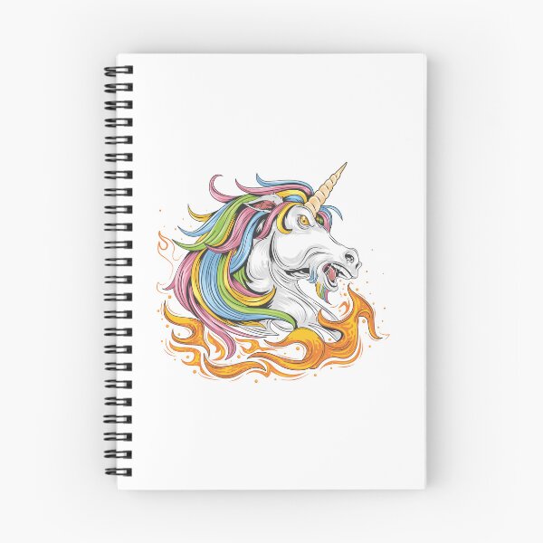 Item preview, Unicorn Rainbow With Fire designed and sold by Osbrewajki.