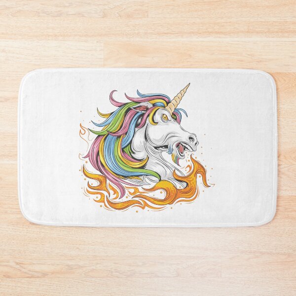 Item preview, Unicorn Rainbow With Fire designed and sold by Osbrewajki.
