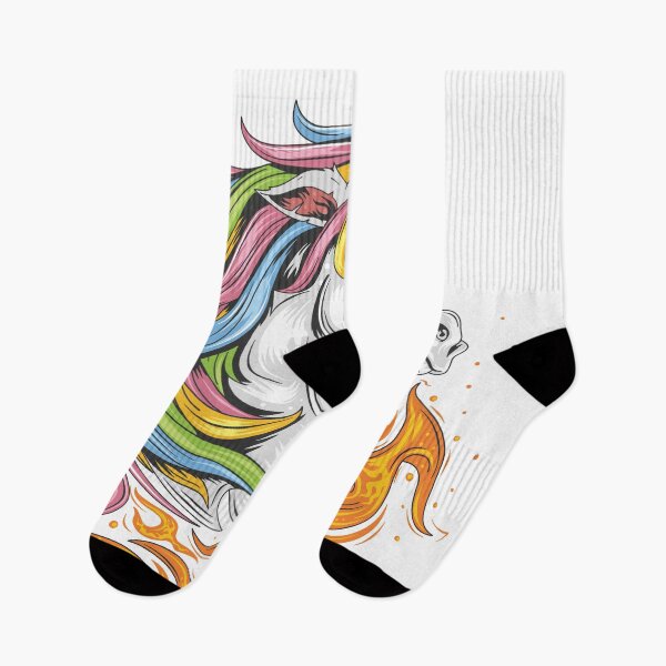 Item preview, Unicorn Rainbow With Fire designed and sold by Osbrewajki.