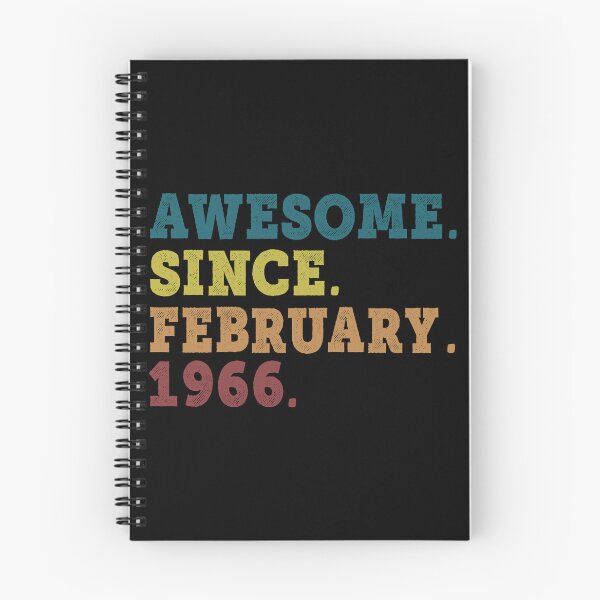 Item preview, Awesome Since February 1966 Retro Vintage 56th Birthday Gift designed and sold by designbychow.