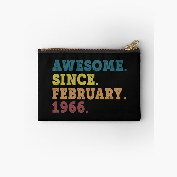 Item preview, Awesome Since February 1966 Retro Vintage 56th Birthday Gift designed and sold by designbychow.