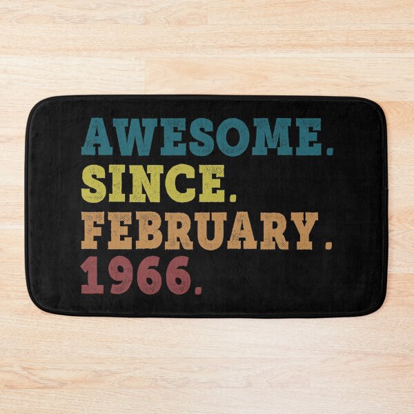 Item preview, Awesome Since February 1966 Retro Vintage 56th Birthday Gift designed and sold by designbychow.