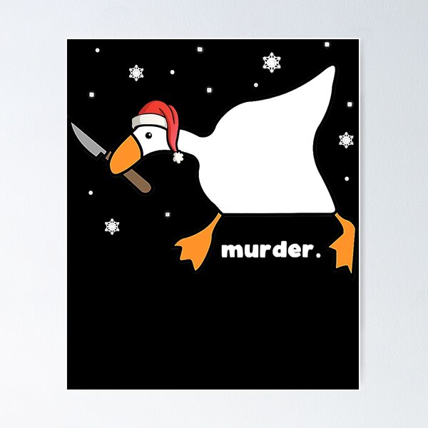 Item preview, Funny Goose Murder Meme Christmas Santa Hat Xmas Classic designed and sold by uniformhuey.