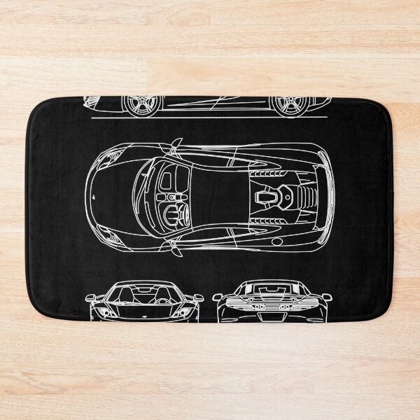 Item preview, The MP4-12C Blueprint Classic T-Shirt.png designed and sold by LisaAnge.