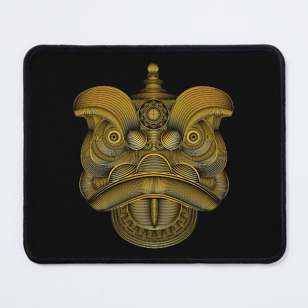 Item preview, Gold Yellow Lion Dance Head designed and sold by hockeng.