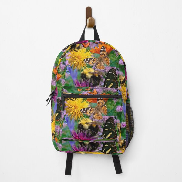 Item preview, Colorful Digital Photo Collage Bees & Butterflies Design designed and sold by EarthArtDesigns.