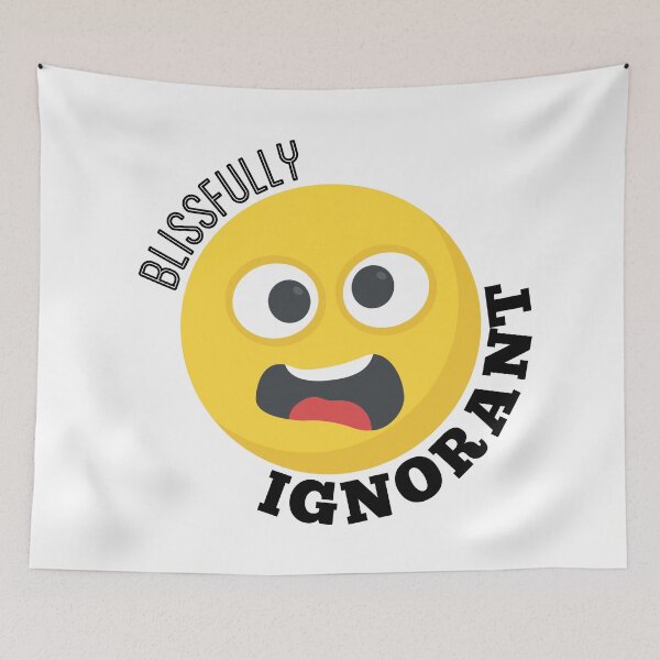 Item preview, Blissfully Ignorant designed and sold by jaffeworld.
