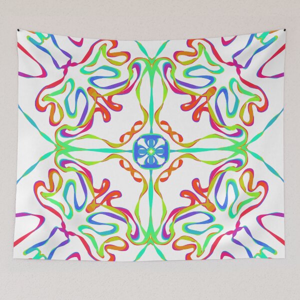 Item preview, Rainbow Line Mandala v2 designed and sold by Ariel Guevara.
