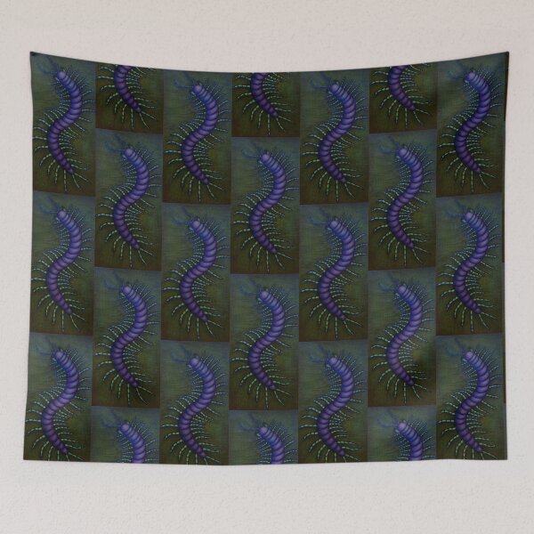 Item preview, Centipede in cool tone designed and sold by eldergrape.