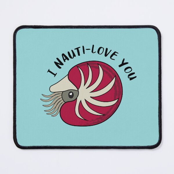 Item preview, I Nauti-love You Valentines Day Nautilus designed and sold by Gottalottarocks.