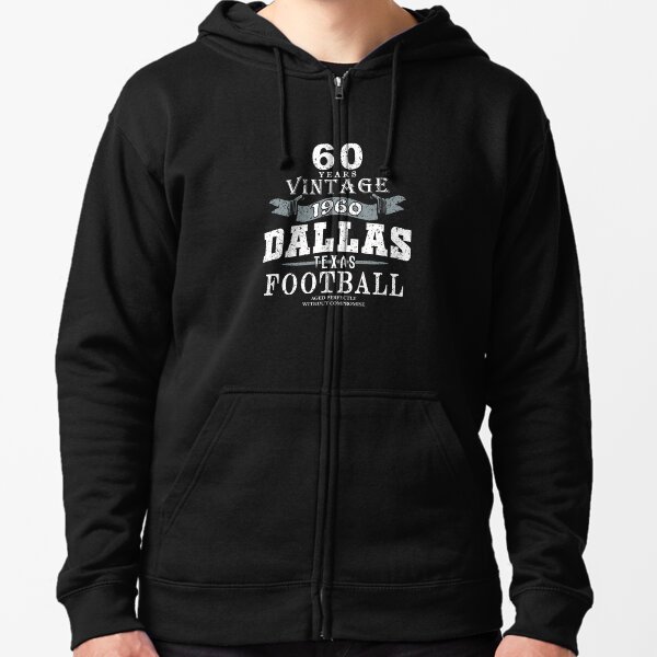 Dallas Football 60 Year Anniversary Zipped Hoodie