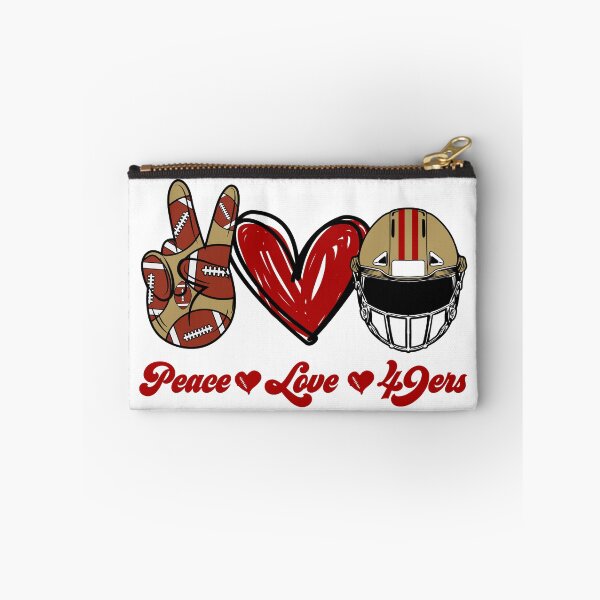 Item preview, Peace Love 49ers - Football Team designed and sold by TheBabySitters.