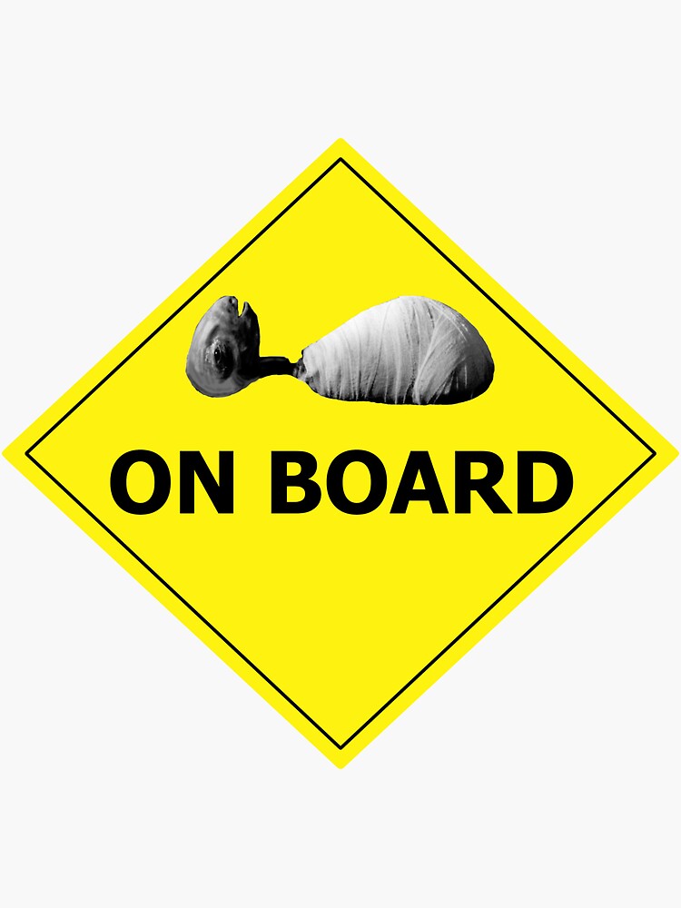 "Eraserhead Baby on Board" Sticker for Sale by mj9191 Redbubble