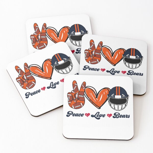 Item preview, Peace Love Bears - Football Team designed and sold by TheBabySitters.