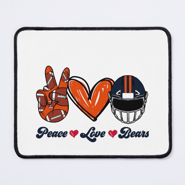 Item preview, Peace Love Bears - Football Team designed and sold by TheBabySitters.