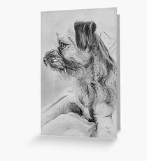 "Ruby" - Dog portrait Greeting Card