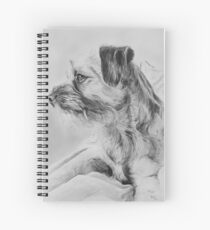 "Ruby" - Dog portrait Spiral Notebook