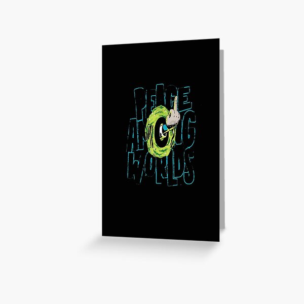 Rick and Morty Outrun Greeting Card