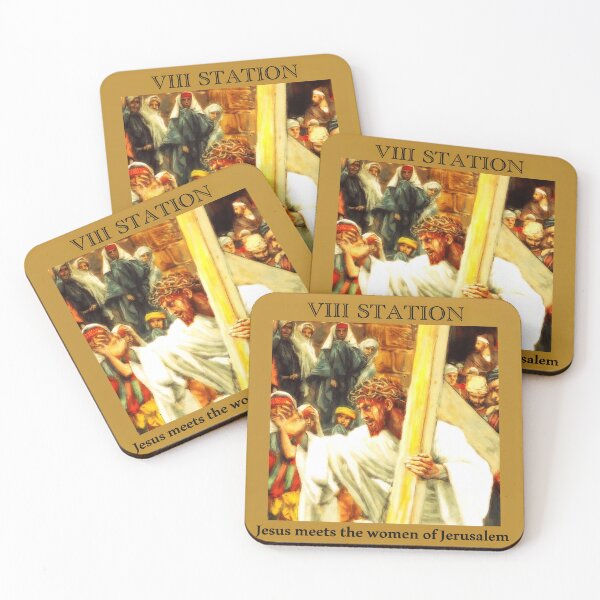 Item preview, Stations of the Cross -  Via Crucis #8 of 15 designed and sold by hispanicworld.