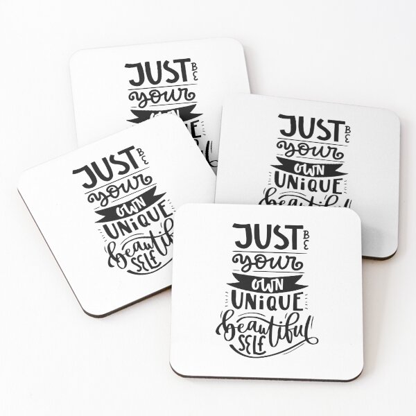 Item preview, Positive Quotes - Just be your own unique beautiful self designed and sold by ZafranOnline.