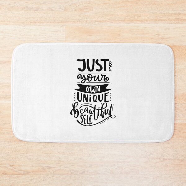 Item preview, Positive Quotes - Just be your own unique beautiful self designed and sold by ZafranOnline.