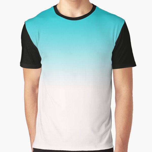 Ombre in Blue Graphic T-Shirt