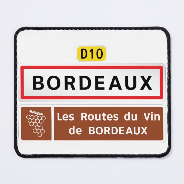 Item preview, Route du Vin de Bordeaux French Road Sign designed and sold by travelwitheric.