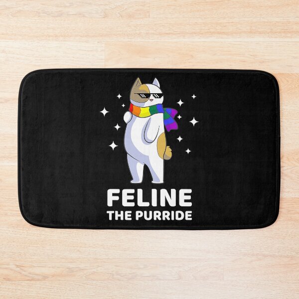 Item preview, Feline The Purride LGBT Gay Pride Cat designed and sold by andrewbrian.