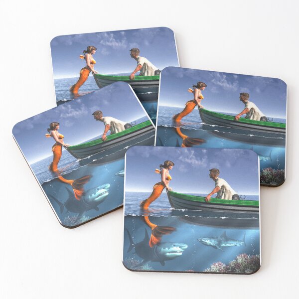 Item preview, Guy Billout A Mermaid And Her Pets Poster designed and sold by caiahs.